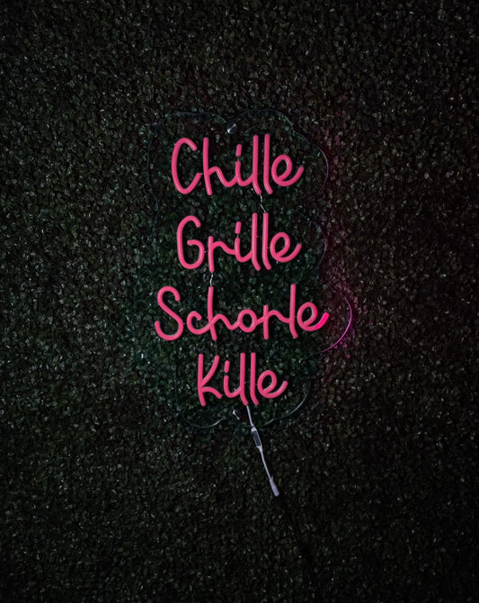 Chille, Grille, Schorle Kille